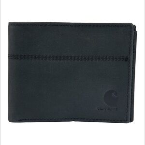 NWT Carhartt Men's Saddle Leather Bifold Wallet